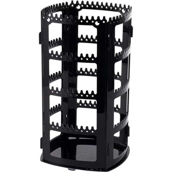 360 Rotating Earring Holder and Jewelry Organizer, 4 Tiers Jewelry Rack Display - Picture 1 of 6